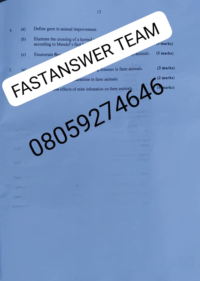 Verified Solutions for June/July NECO 2024 theory and Objectives Question PAPERS and Answers