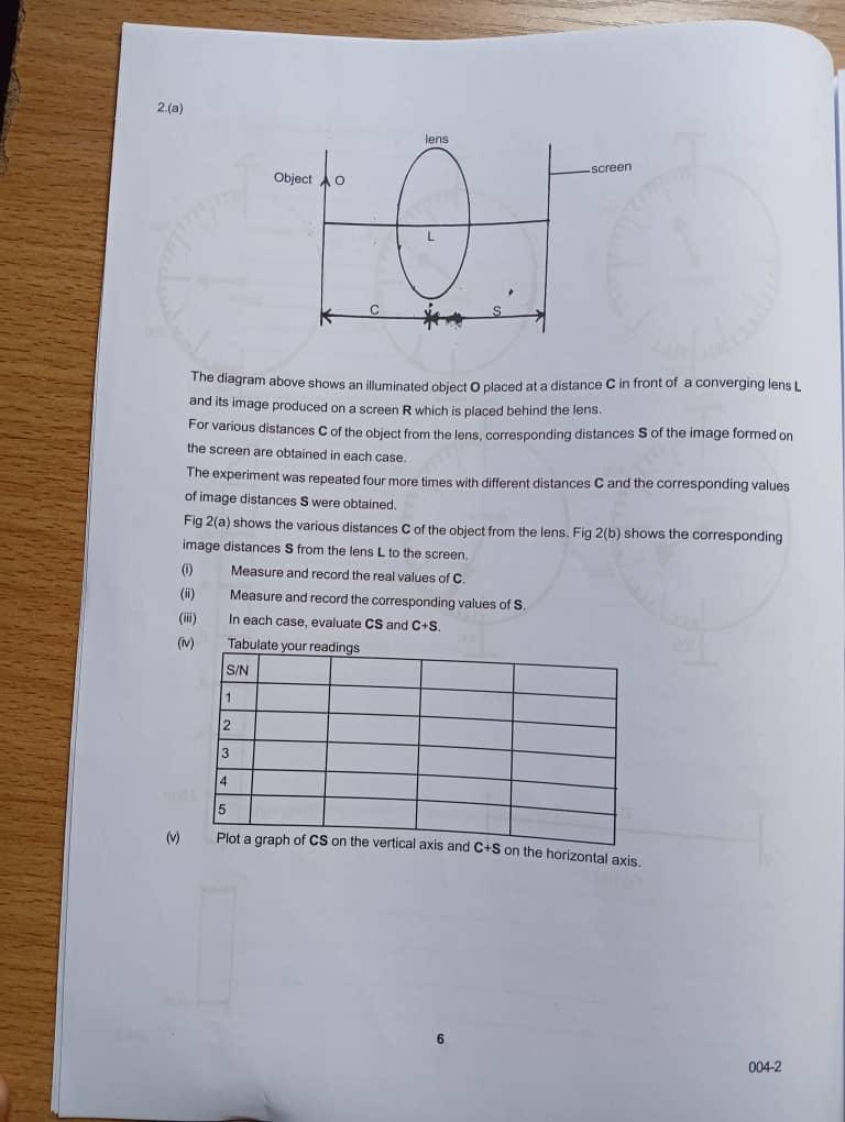 NABTEB GCE 2024 Physics Practical Questions Papers and Answers for Friday 15th November.
